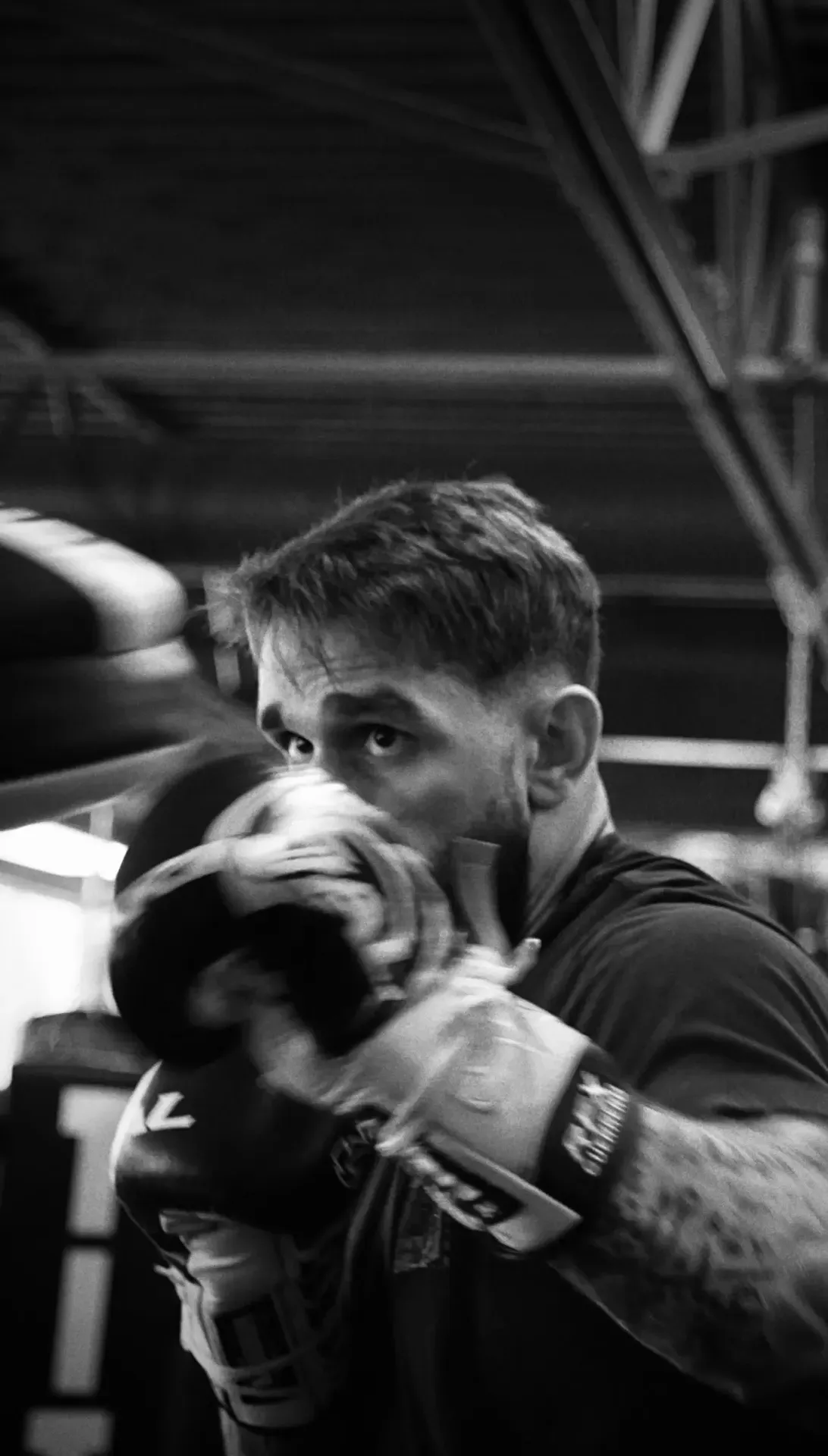 Sparring training at Matrix Boxing Abbotsford